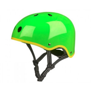Micro helmet glossy green M