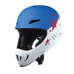Micro Helmet Racing- White/Blue