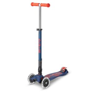Maxi Micro Deluxe Foldable LED Navy Red